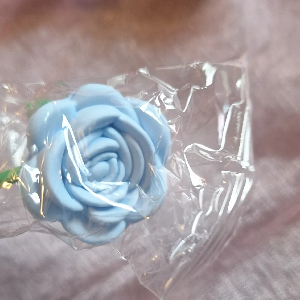Set Of Rose Silicone Straw Toppers - Straw Cover - Fits 10mm And Stanley